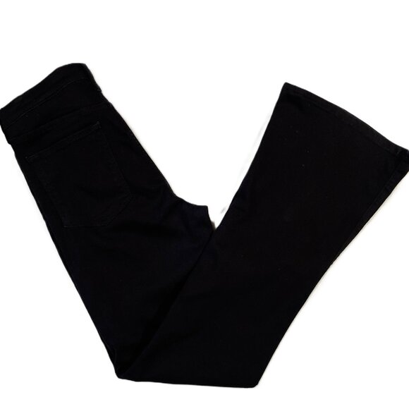 Banana Republic High Rise Flare Jean Size 31 Long Deep Black - Picture 6 of 16